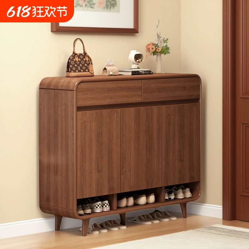 Shoe cabinet New Chinese-style household door porch cabinet partition 2026 explosion corridor storage