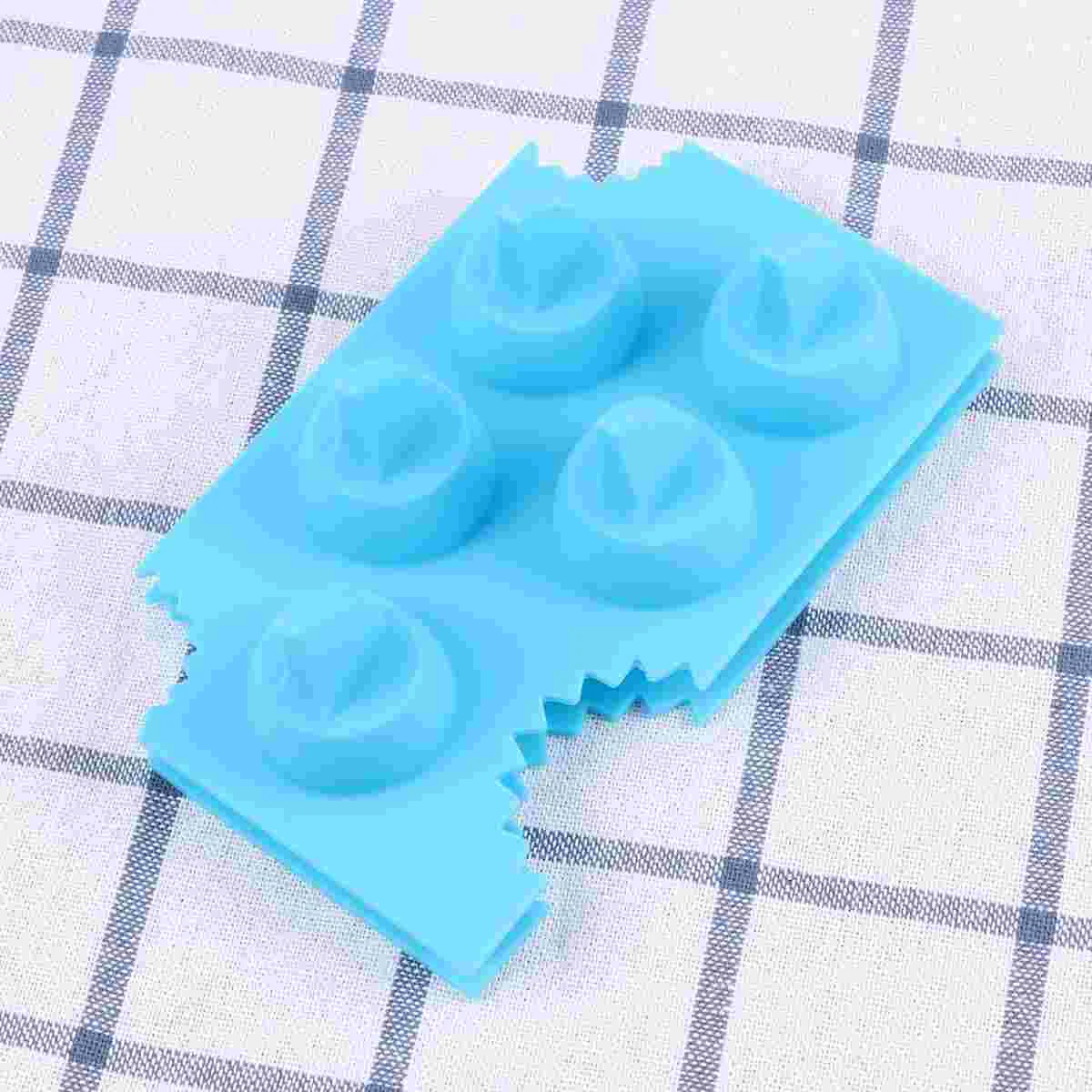 Silicone Shark Fin Ice Cube Tray DIY Ice Making Mold Creative Kitchen Accessories (Blue) ice cube trays