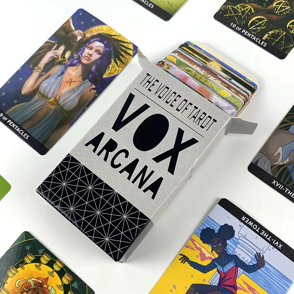 بطاقات التارو Vox Arcana الجديدة وP PDF التوجيه العرافة سطح السفينة الترفيه الحفلات مجلس لعبة دعم انخفاض الشحن 78 قطعة/صندوق