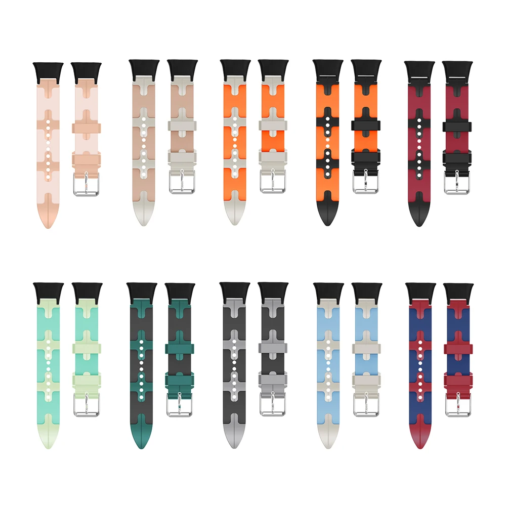 H-padrão cinta para xiaomi mi banda 7 pro pulseira de liberação rápida à prova de suor silicone substituição esporte smartwatch banda das mulheres dos homens