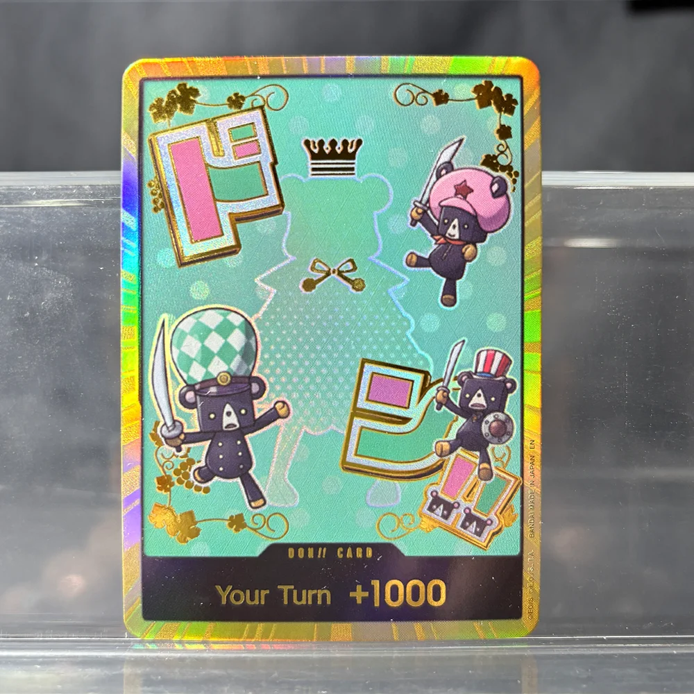 

Anime ONE PIECE Collection Cards DON!! Card EB03 Multiple Character Options High Quality Self Made Game Anime Cards Gift