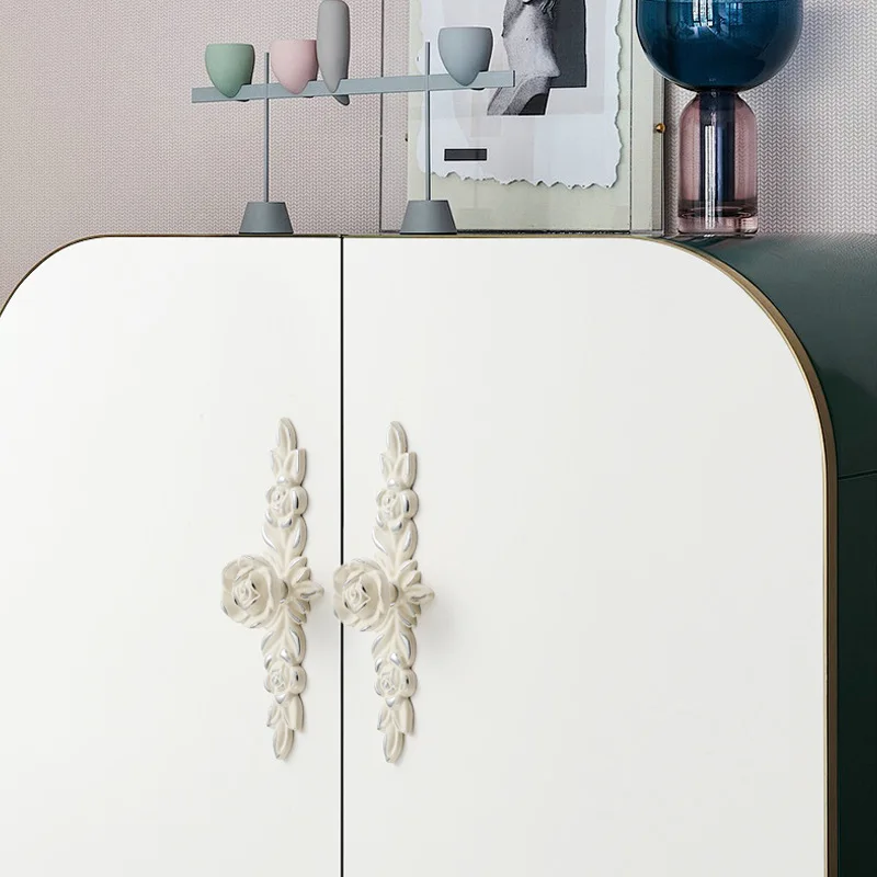 European Style Door Handle Cabinet Shoe Cabinet Drawer Cabinet Wardrobe Door Modern Minimalist Handle