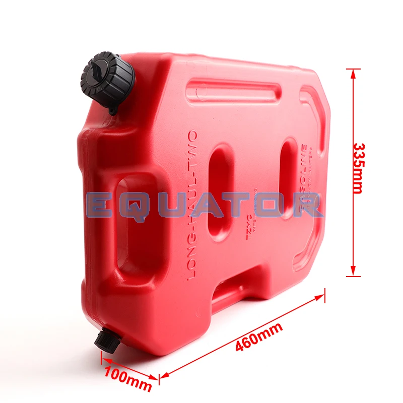 10L Litrer red Jerrycan Plastic Fuel Tank Spare Petrol Oil Jerry Can Car Motorcycle ATV SUV UTV Gasoline Storage Tank Jerrycan