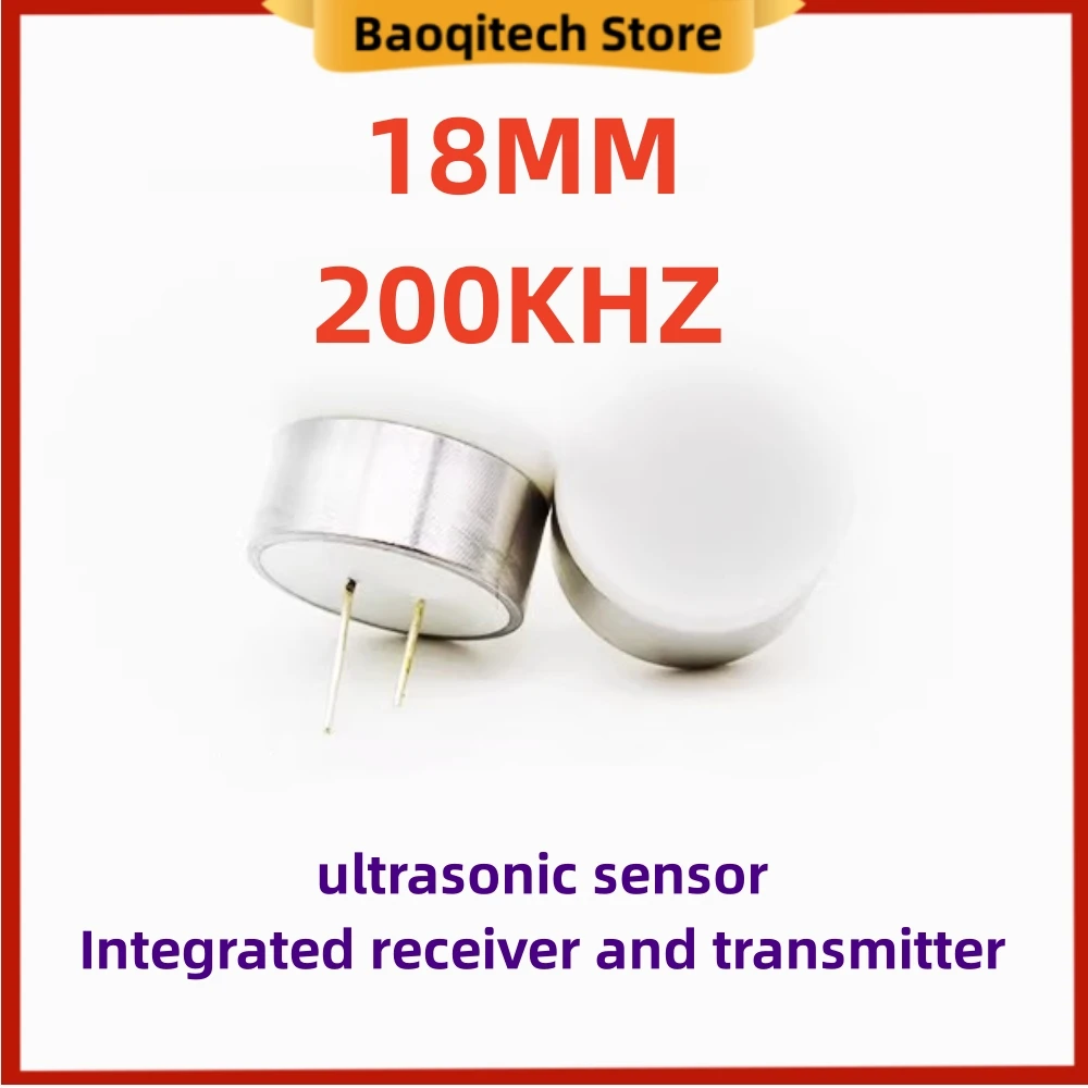 

18mm 200KHz ultrasonic liquid level sensor, electric eye distance measurement, waterproof RT integrated IP65