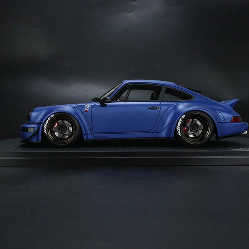 IG 1:18 wide body modified RWB 964 resin car model high-end gift ornaments