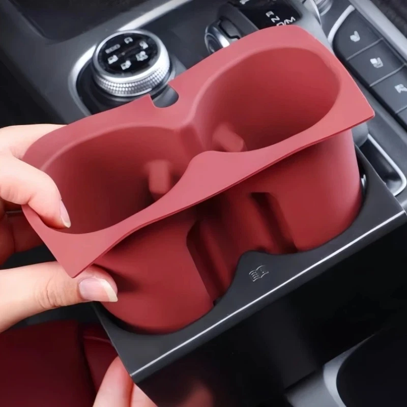 For GWM Tank 300 21 22 23 24 Car Central Control Cup Slot Silicone Pad Car Central Cup Pad Limiter Car Upgrade Parts for Tank