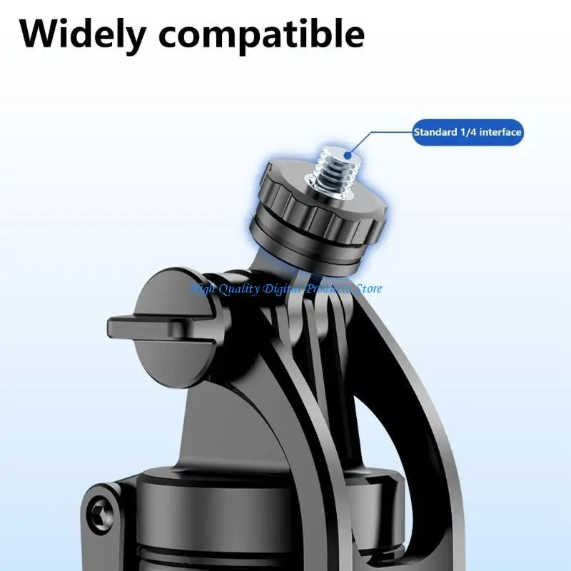 

U2JE C19 Smartphones Quadruple Tripod Build-in Bluetooth-compatible Remote Shutter Telescopic Selfie for Live Streaming