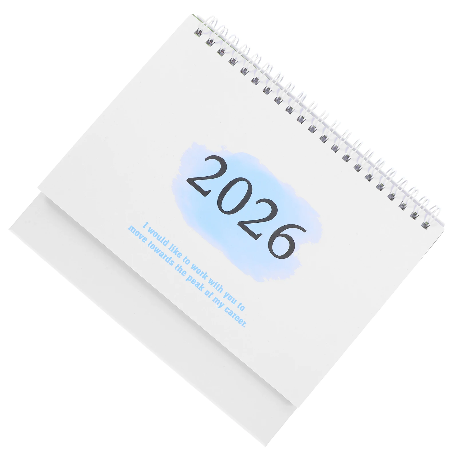 

2026 Desk Calendar Compact Standing Flip Tabletop For Office Home School Daily Planner Scheduling Organizer Purple