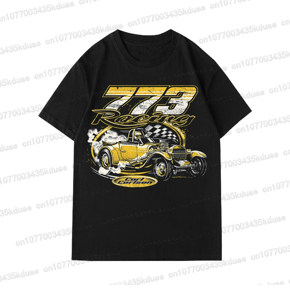 

T-shirt Design For A Racing Car Driver Motocycle 773 Racing Men's T-shirt Summer Casual Short Sleeve Shirt Fashion Men Clothing