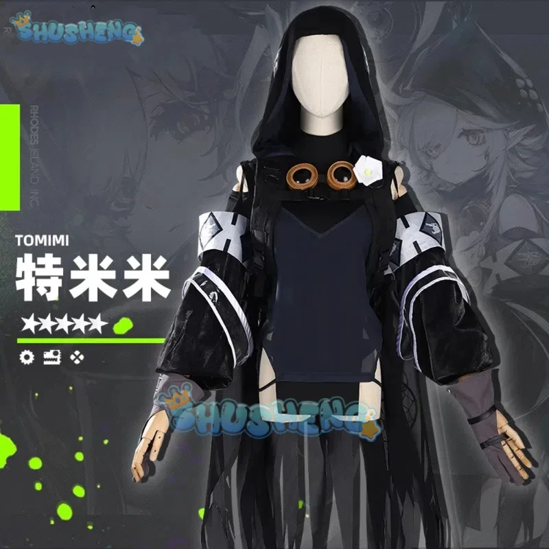 

Shusheng Arknights Tomimi Women Cosplay Costume Cos Game Anime Party Uniform Hallowen Play Role Clothes Clothing