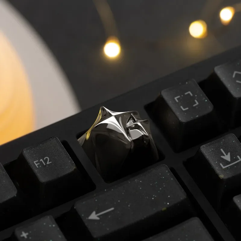 Cosmic Stars Artisan Keycap Custom Metal Keyboard Cap Cherry MX 1U Personalized KeyCap for Mechanical Keyboard Accessories Gift