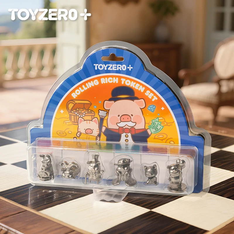 

Оригинальная горячая консервированная свинья Lulu Pig Rich Pig Action Chess Piece Set Limited Hang Card Фигурка Модель игрушки Подарочная коллекция орнаментов