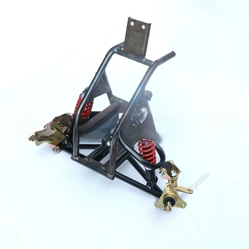 Three-wheeled four-wheeled motorcycle, beach car, go-kart accessories, front suspension of the front frame, rocker arm