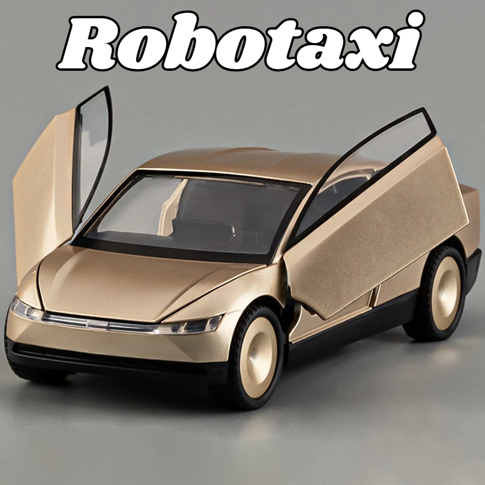 

1:32 Scale Robotaxi F1 Alloy Car Model Toy Diecast Metal Sports Cars Sound Light Doors Opened Models Birthday Gifts for Kids
