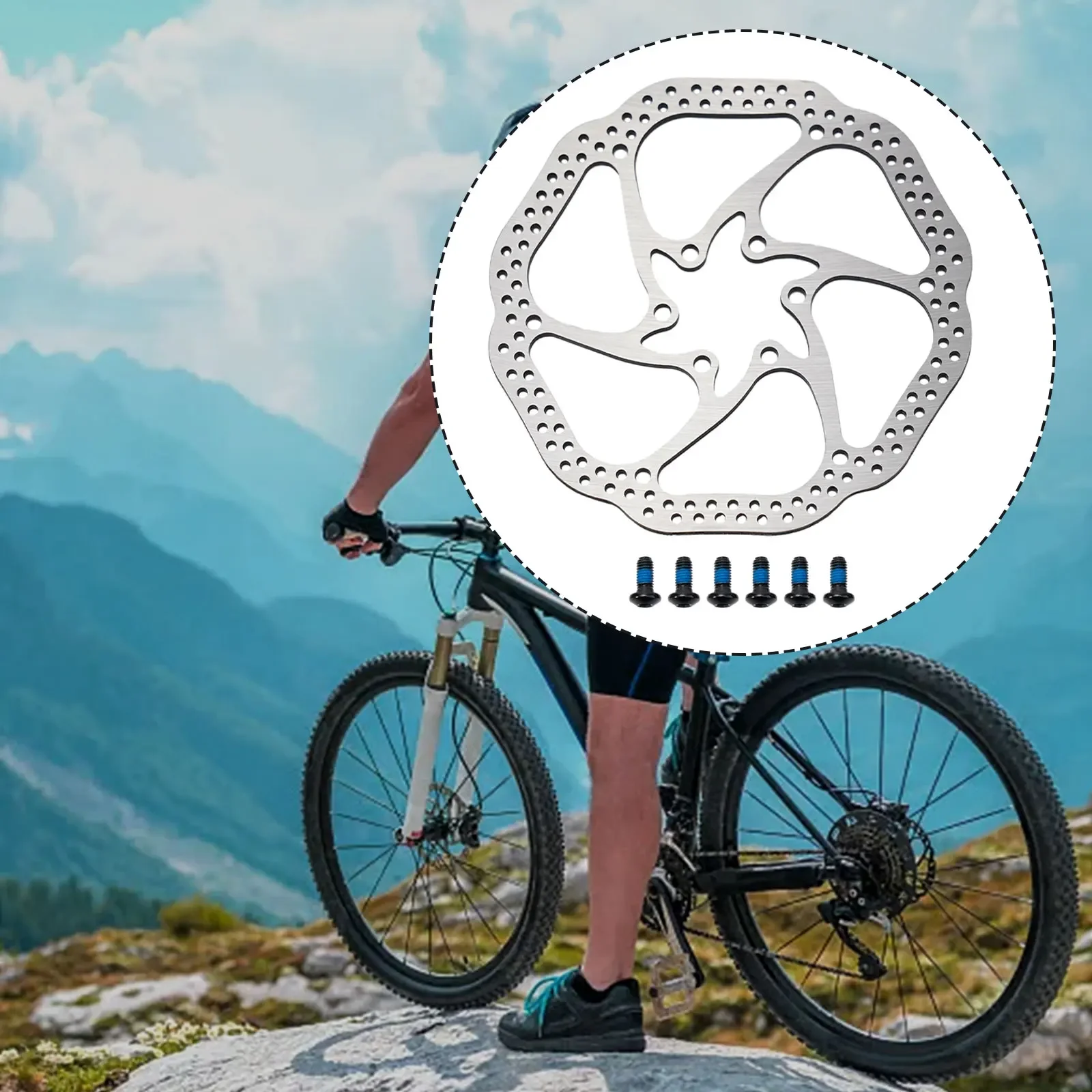 

Новый бренд для Ninebot для электрического скутера Kugoo 44 MTB дорожный складной велосипед дисковые тормозные роторы 160 мм 6 отверстий дисковые тормозные роторы