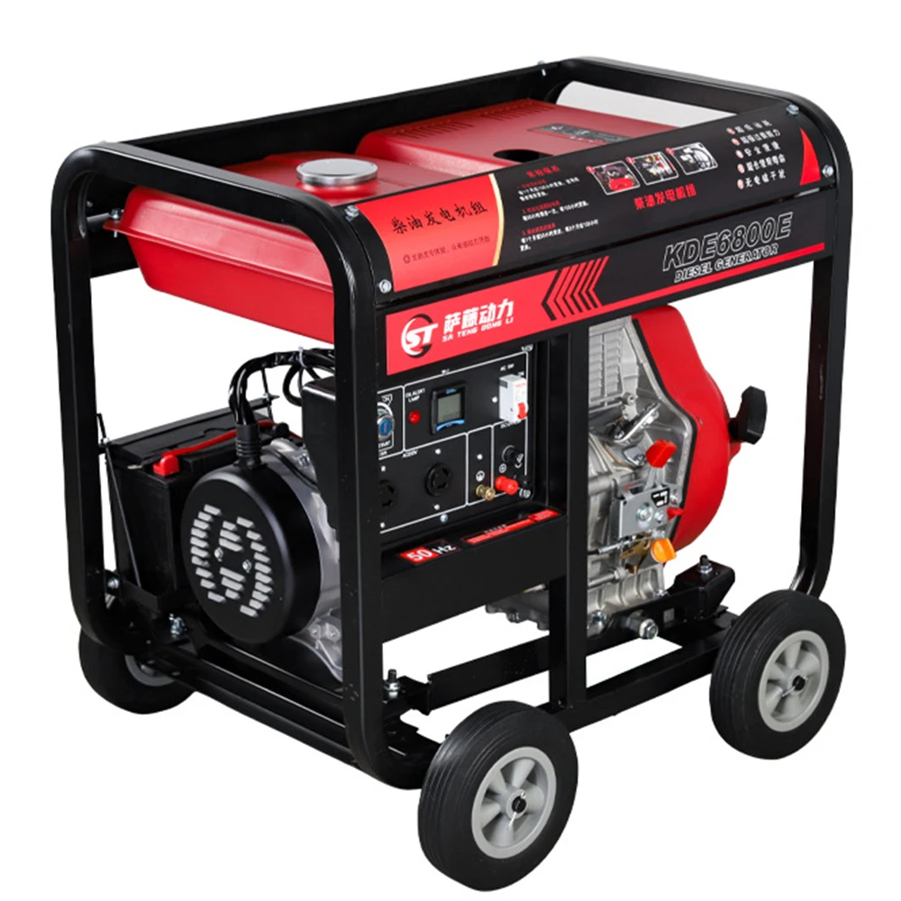 

REAL Power 10KVA Smart Diesel Generator For Home Factory 220V 240V 3KW 5000W 8000W Power 3 Phase Electric Alternator ‌Oil Dynamo
