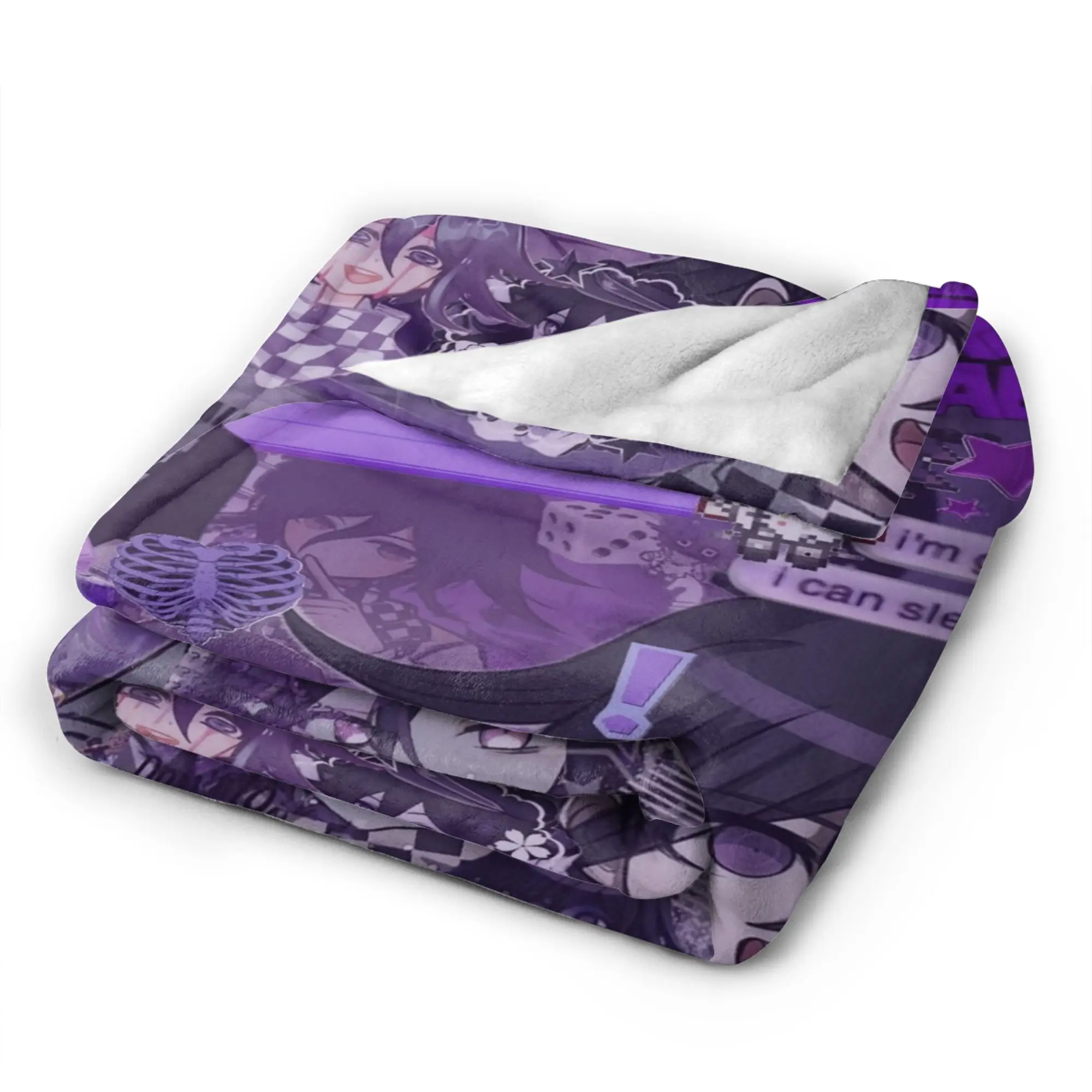 Danganronpa Blanket Nagito Komaeda The Ultimate Soft Warm Plush Bedding Throws For Kids Adult Couch Bed Flannel Bedspread Bed
