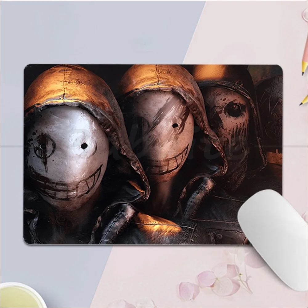 D-dead-by-Daylight Mousepad kecil meja komputer kantor alas meja Keyboard alas Mouse besar Dekor rumah bantalan Laptop