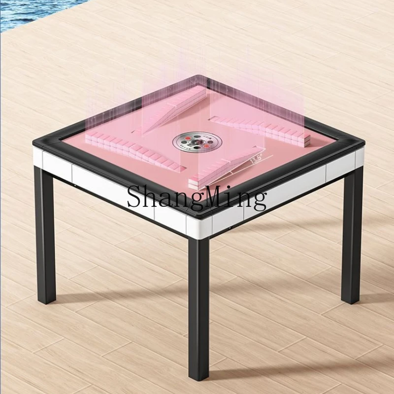 SM new simple mahjong machine fully automatic household dining table dual-purpose foldable does not occupy an area