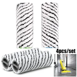 4pcs/set Stone Roller Gray Set For Robust Hard Floors Cleaner For Karcher FC7 FC7 Premium FC5 FC 5 Premium 2.055-021.0