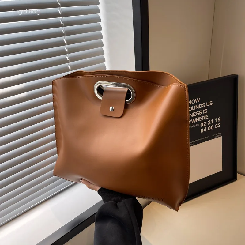 Women\'s Handheld Briefcase Composite Case New Fashionable Large Capacity Simple Casual Versatile Commuting Folder