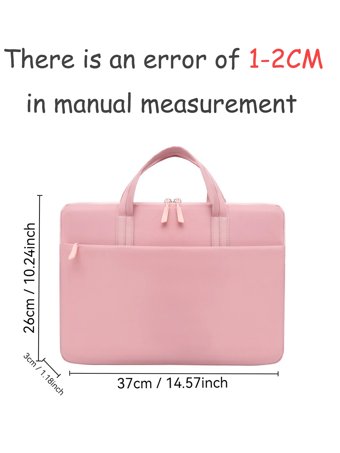 (Please private message customer service) Embroidery DIY text customization, one shoulder laptop bag