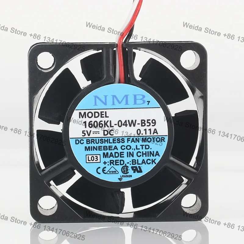 

Новый вентилятор охлаждения NMB 4CM 5V 24V 48V DC 12V 0.11A AC EC 4015 с двойным шарикоподшипником, бесшумный, для инверторов и серверов, трехпроводной, 40X40X15MM, 1606KL-04W-B59