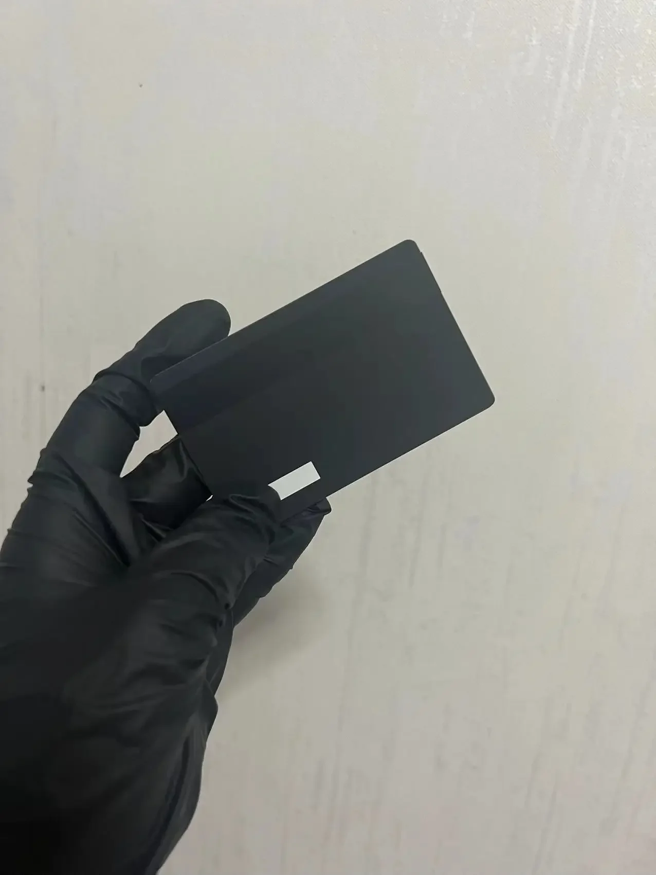 Personalized Chip Hidden Metal Nfc Business Card 215 Metal Nfc Card Black