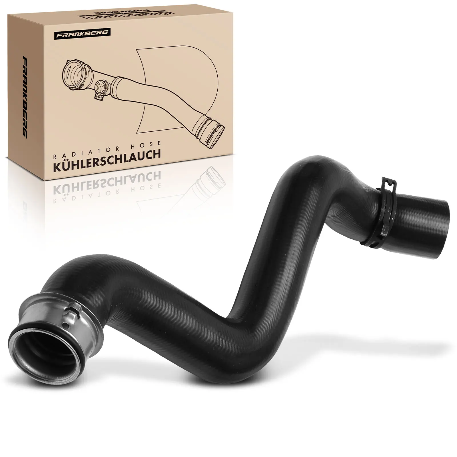 Frankberg 1x Radiatorslang Koelwaterslang Voor Mercedes-Benz X164 W164 3.0L Bj Vanaf 2009 1645014782 V301916 A1645014782