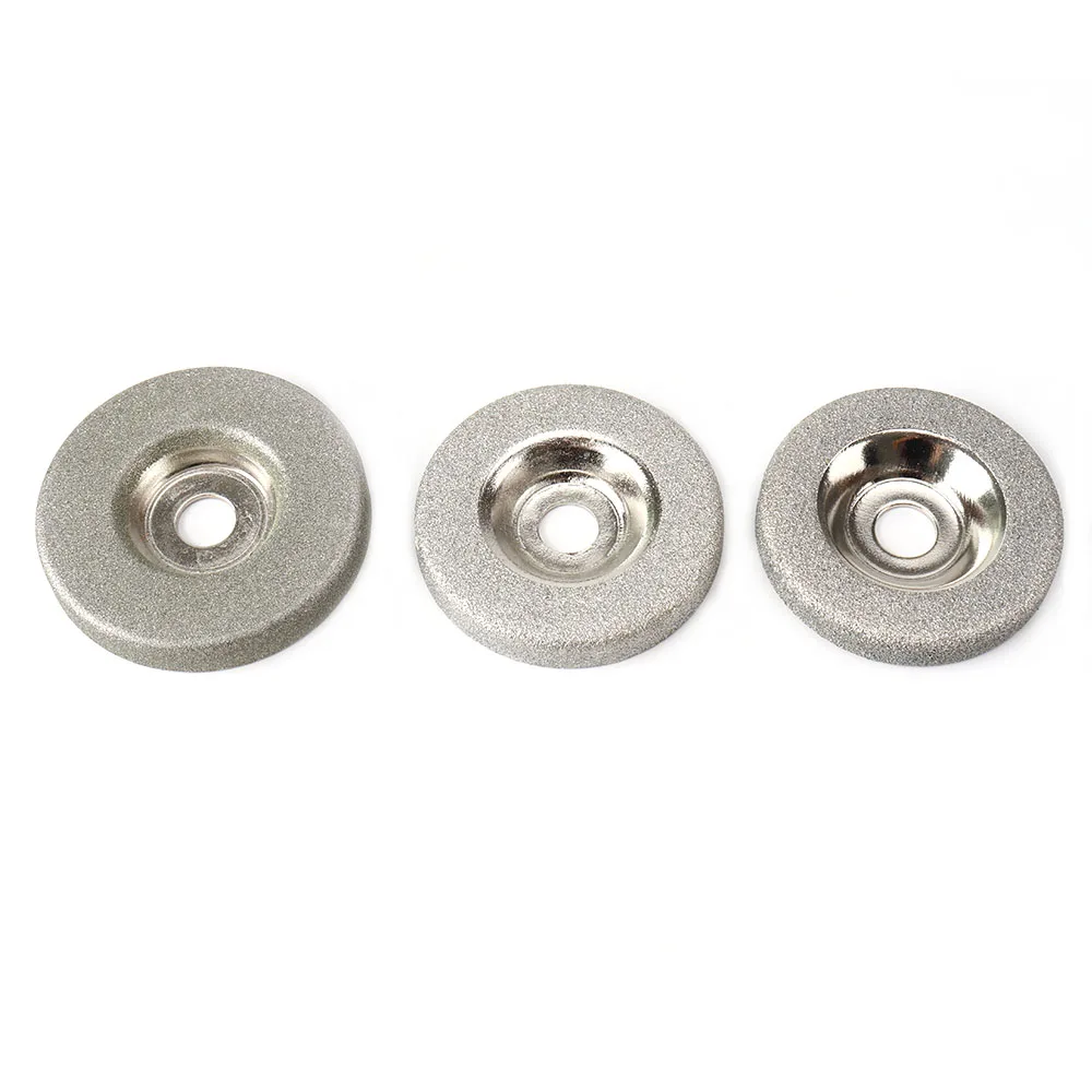 Imagem -02 - Diamante Rebolo Circle Grinder Disc Stone Sharpener Angle Cutting Rotary Tool Accessories 150 180 320 50 mm 1pc