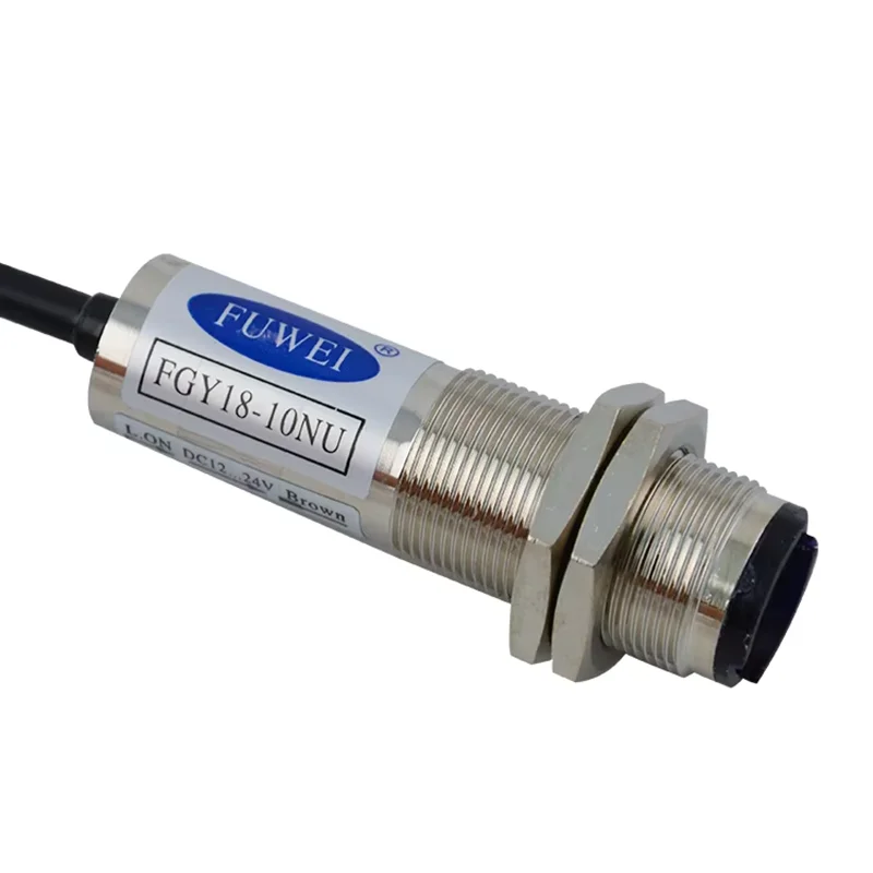 

FGY18-10NU Circular M18 Metal Diffuse Reflection 10CM Photoelectric Sensor Electric Eye Adjustable photoelectric Sensing