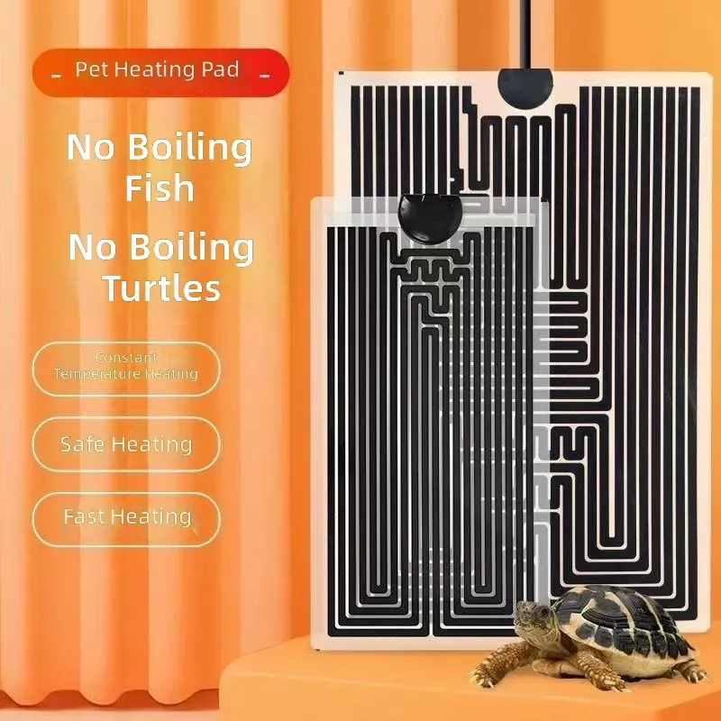 for Fish Tank Heating Pad for Betta Turtle Hermit Crab Horned Frog Lizard Snake Reptile Pet Constant Temperature Insulation