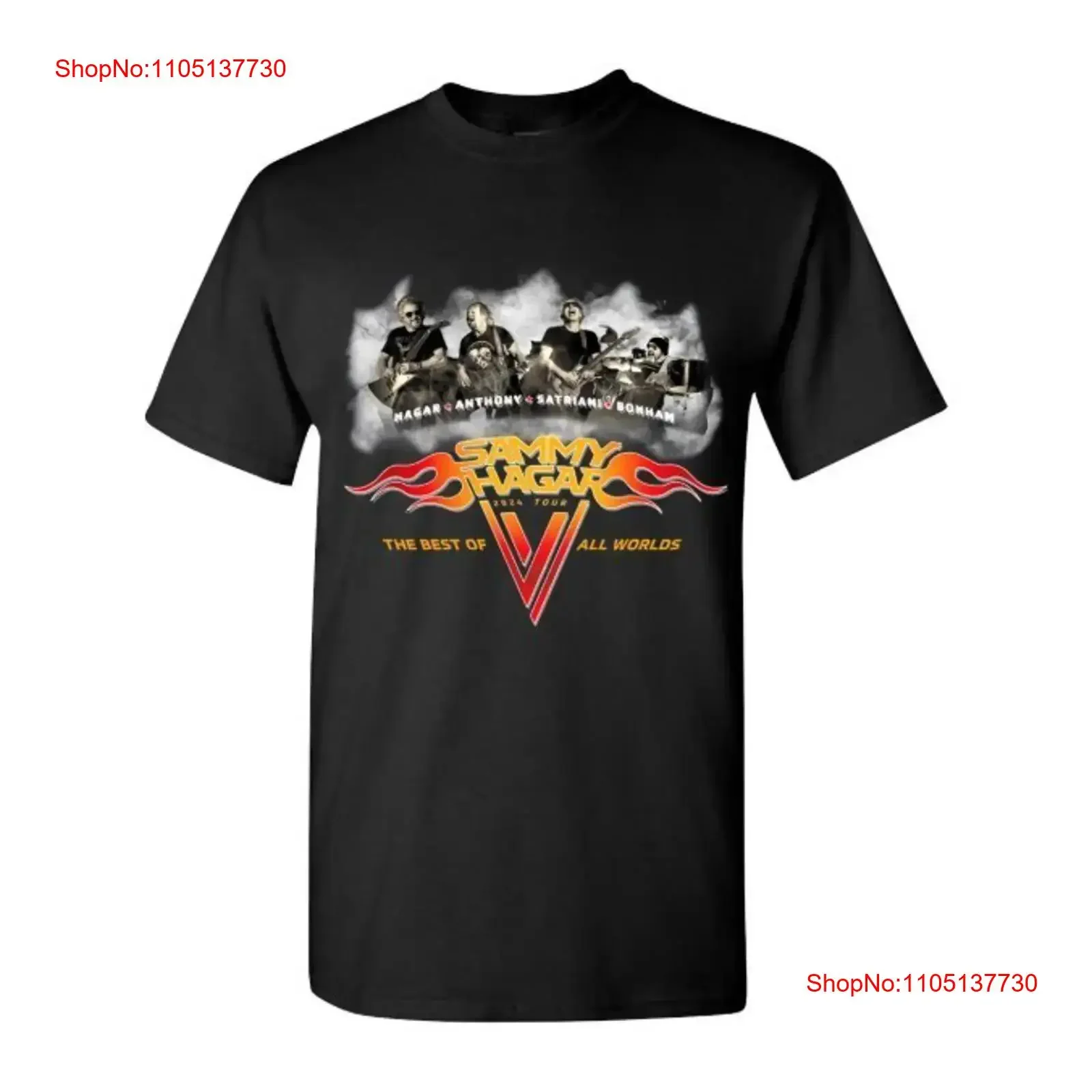 NEW Sammy Hagar logo black T shirt All sizes S 5Xl 2F178 vintage Washed Casual Breathable graphic streetwear Stylish