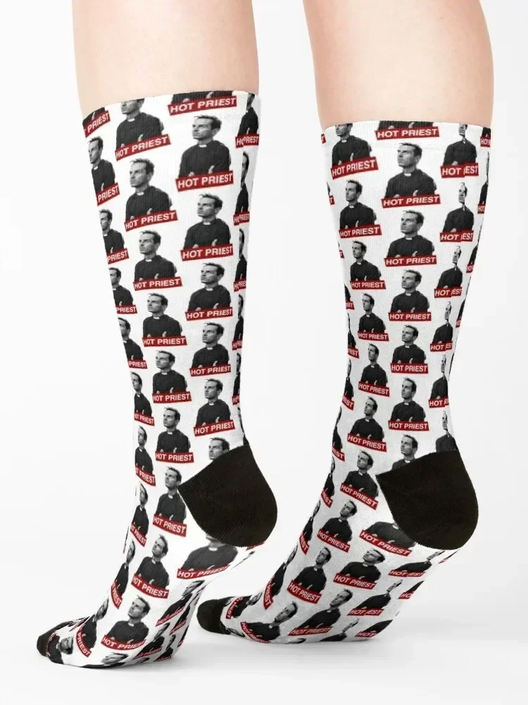 حار الكاهن آمين الجوارب هدايا الشتاء موضة الهيب هوب مضحك جورب الجوارب الرجال النساء السنة الجديدة الهوكي عدم الانزلاق الجوارب الرجال النساء