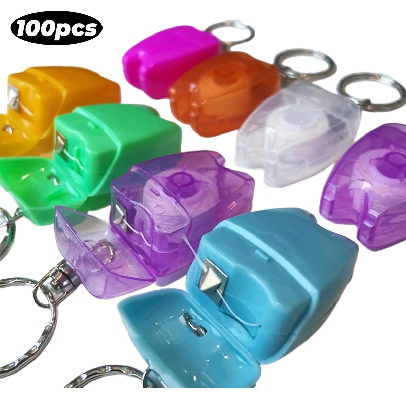 100-pieces-choix-de-fil-dentaire-avec-porte-cles-nettoyage-interdentaire-portable-15m-fil-dentaire-dents-batons-de-soins-bucco-dentaires