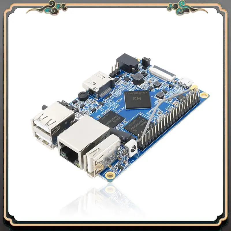 For Orange Pi PC Plus Single Board Computer 1G RAM 8GB EMMC Allwinner H3 For Android4.4 Ubuntu Debian OS Best Price
