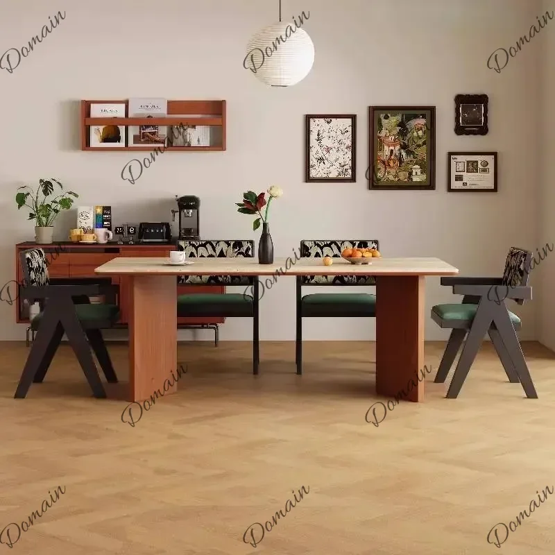 SX Design Square Dining Tables Nordic Italian Work Wooden Luxury Dining Tables Modern Space Saving Tavolo Pranzo Home Furniture