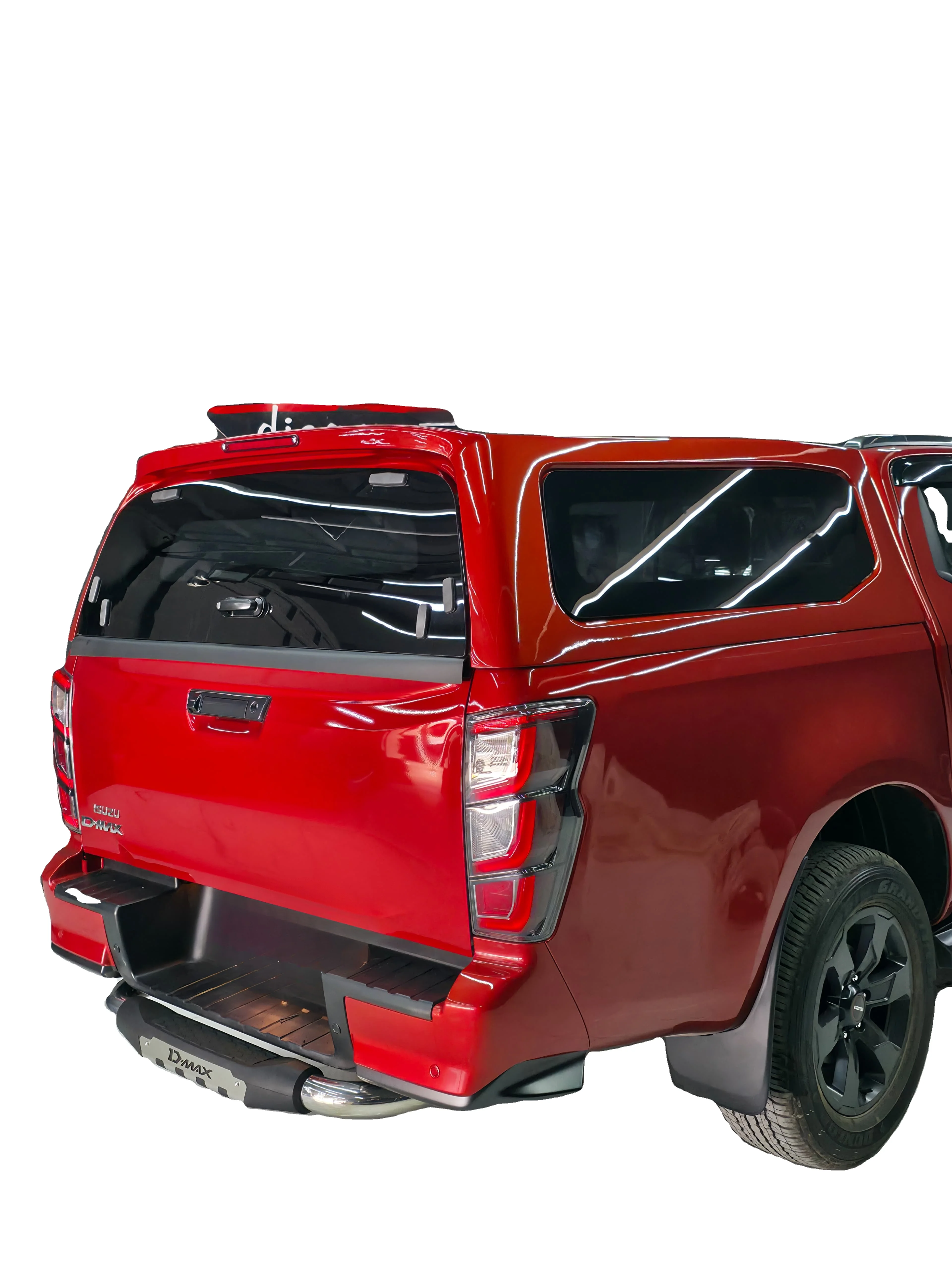 DMAX 2025 رف سقف زجاجي ثابت مع نافذة منزلقة ملحق شاحنة بيك اب ملحق خارجي للسرير