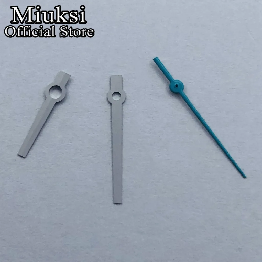 Miuksi silver black watch hands fit NH35 NH36 ETA2824 2836 Miyota8205 8215 Mingzhu DG2813 3804 PT5000 Seagulll ST2130 movement