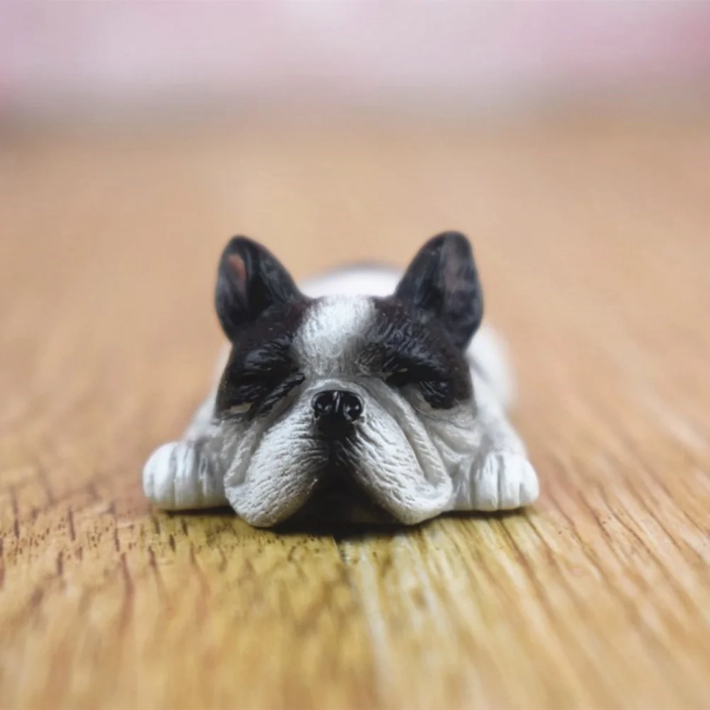 

3D French Bulldog Sleeping Dog Refrigerator Magnets for Home Office Decoration Magnetic White Dog Magnets