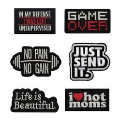 Parche bordado frases motivacionales – Insignia para ropa y mochila