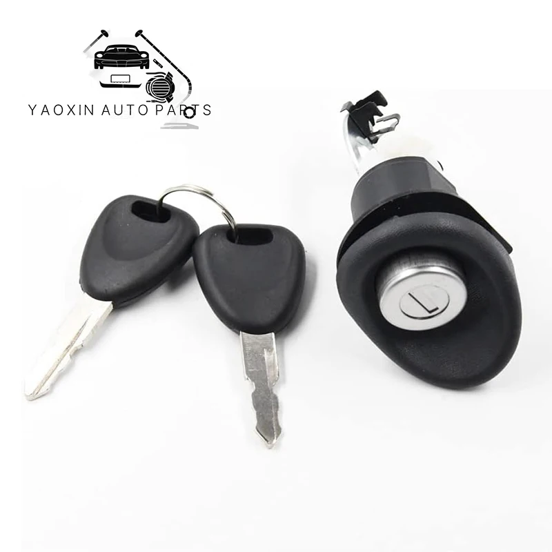 7701367940 For Renault Logan Dacia Twingo 2007 Tailgate Trunk lid Lock Cylinder With Key 6001551102 6001551102PM