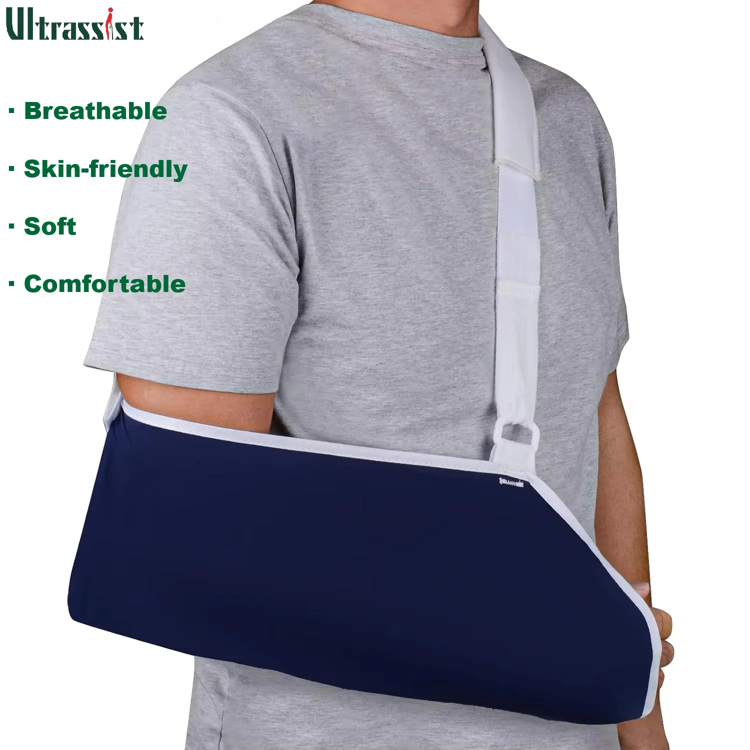 

Ultrassist Arm Sling for Adults Lightweight Breathable Medical Arm Support for Shoulder Elbow Wrist Injuries Surgery Recovery