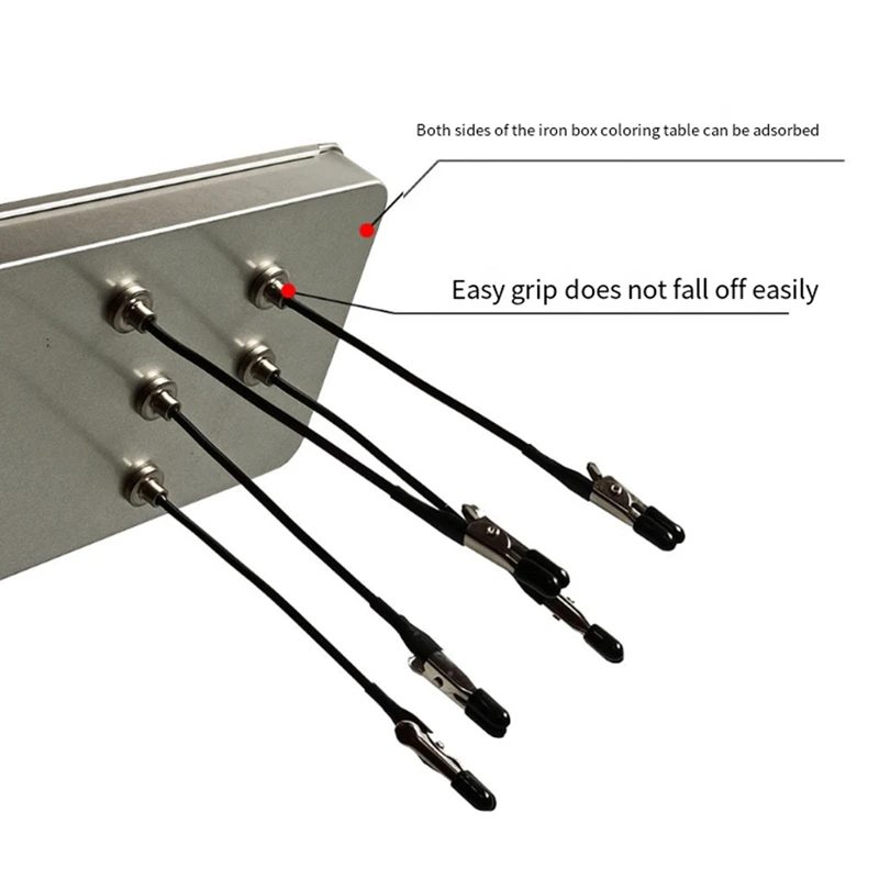 ABKJ-12Pcs Model Painting Stand Base Holder Magnetic Bendable Alligator Clip Sticks Set Modeling Tools For Airbrush