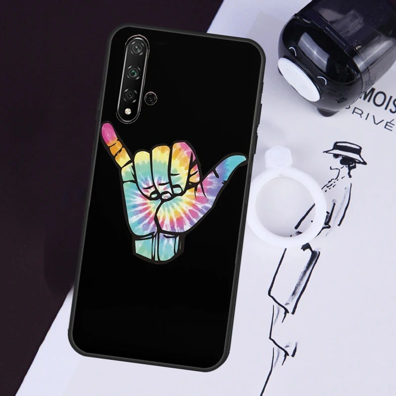 Surfer Surf Hang Loose Shaka Case For Huawei Nova 3i 7i 11i 11 Pro 10 9 SE 5T Y60 Y61 Y70 Y90 Y91 P20 P30 P40 Lite Cover