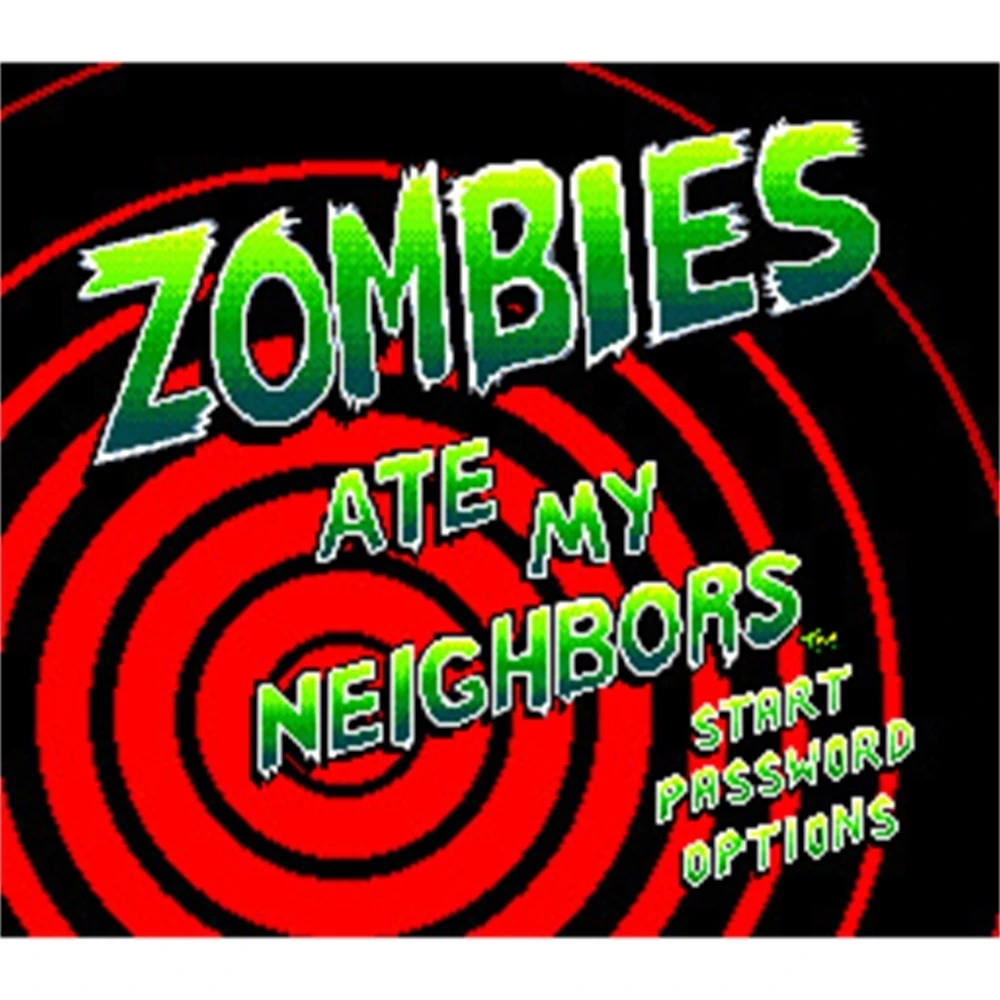 

Zombies ate my neighbors Region Free 16Bit MD Game Card For Sega Mega Drive For Genesis