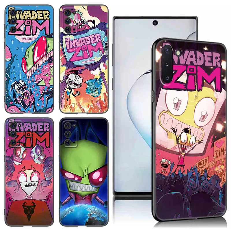 Мультяшный чехол Invader Zim для Samsung M30 M31 S Note 10 Lite 20 M04 M13 M32 4G M14 M23 M33 M34 M42 M52 M53 M54 5G M11 M12 M21 M22