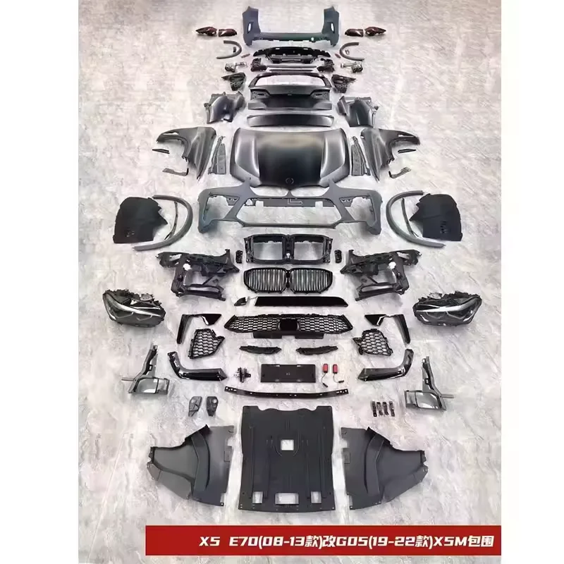 SJC Body Kit for   X5 E70 2008-2013 Modified G05 X5M MT Style Bodykit Front and Rear Bumper Factory Sale Full Body Kits