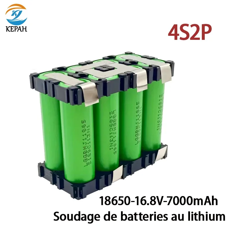 Rechargeable lithium-ion battery electric screwdriver electric drill 2S1P 3S1P 3S2P 4S1P 4S2P 5S1P 3500mAh 7000mAh 18650MJ1