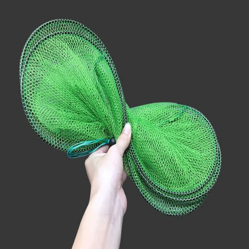 Two-layer Portable Fishing Net Fish and Shrimp Net Cage Casting Net Fishing Trap Net and Foldable Fishing Net Fishing Gear